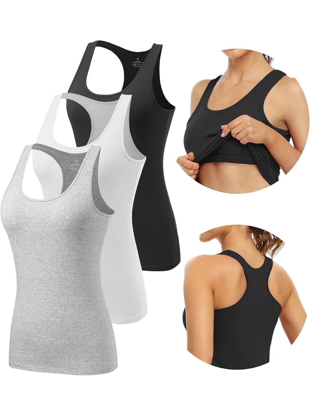Women’s Tank Tops With Shelf Bra $13.00 for all 3 All Size Medium